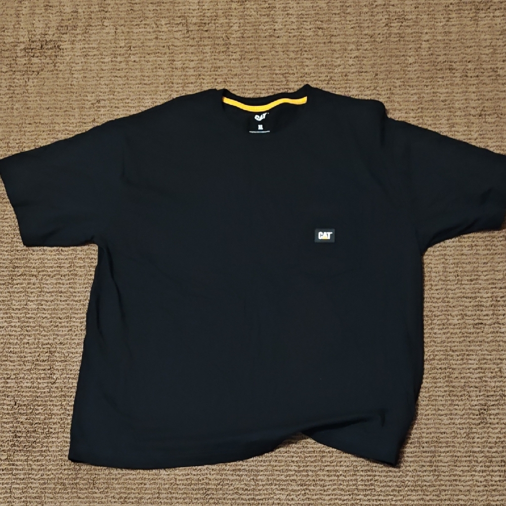 CAT Men's Black Short Sleeve Tee